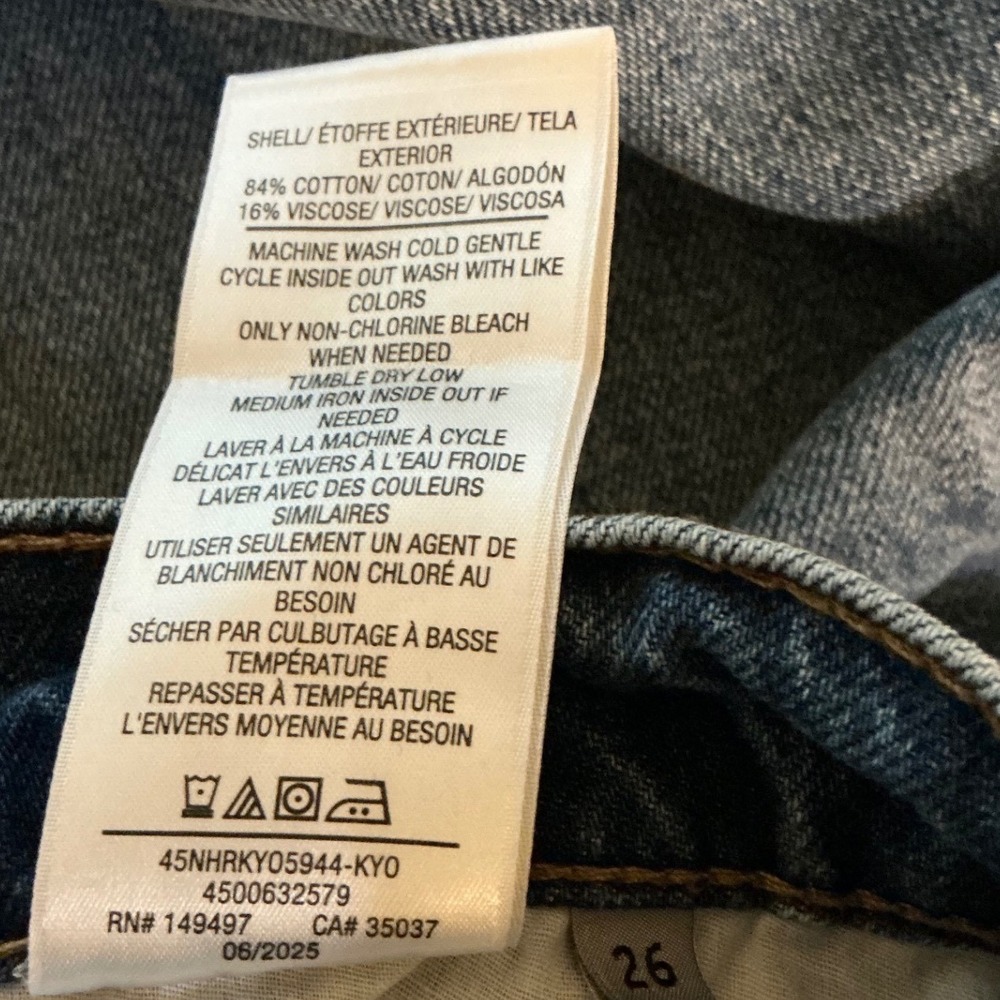 Joes Jeans Tokyo Low Rise Wide Leg Jeans Medium Wash Sz 26 Baggy45NHRKY05944-KYO - Picture 5 of 14